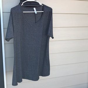 LuLaRoe Simply Comfortable Gray Tunic Long Top